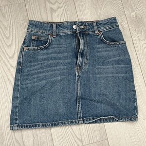 TOPSHOP JEAN SKIRT